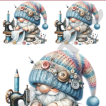 TRANSFER DTF APLIQUE GNOMOS E DUENDES 04 – 14X20CM. – REF: DAGED004