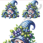 TRANSFER DTF APLIQUE GNOMOS E DUENDES 09 – 14X20CM. – REF: DAGED009