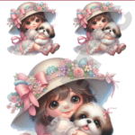 TRANSFER DTF APLIQUE MENINAS E MENINOS 04 – 14X20CM. – REF: DAMEM004