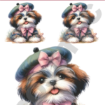 TRANSFER DTF APLIQUE PETS 01 – 14X20CM. – REF: DAPET001