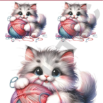 TRANSFER DTF APLIQUE PETS 02 – 14X20CM. – REF: DAPET002