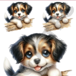 TRANSFER DTF APLIQUE PETS 03 – 14X20CM. – REF: DAPET003