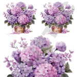 TRANSFER DTF APLIQUE FLORES E BORBOLETAS 13 – MED.: 14X20CM – REF: DAFEB013