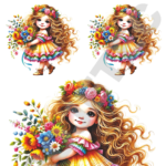 TRANSFER DTF APLIQUE PRIMAVERA 01 – MED.: 14X20CM – REF: DAPRI001