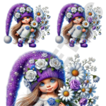 TRANSFER DTF APLIQUE PRIMAVERA 04 – MED.: 14X20CM – REF: DAPRI004