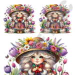 TRANSFER DTF APLIQUE PRIMAVERA 08 – MED.: 14X20CM – REF: DAPRI008