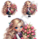 TRANSFER DTF APLIQUE PRIMAVERA 10 – MED.: 14X20CM – REF: DAPRI010