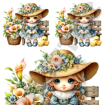 TRANSFER DTF APLIQUE PRIMAVERA 12 – MED.: 14X20CM – REF: DAPRI012