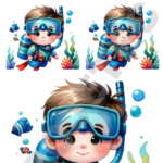 TRANSFER DTF APLIQUE VERÃO 01 – MED.: 14X20CM – REF: DAVER001