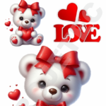 TRANSFER DTF APLIQUE LOVE 08 – 14X20CM. – REF: DALOV008