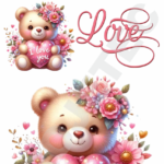 TRANSFER DTF APLIQUE LOVE 09 – 14X20CM. – REF: DALOV009