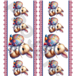 TRANSFER DTF BARRADINHOS PÁSCOA 05 – A4C/2 PARTES – REF: DTFBPAS005