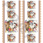 TRANSFER DTF BARRADINHOS PÁSCOA 10 – A4C/2 PARTES – REF: DTFBPAS010