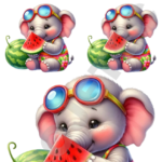 TRANSFER DTF APLIQUE VERÃO 06 – MED.: 14X20CM – REF: DAVER006