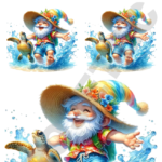 TRANSFER DTF APLIQUE VERÃO 12 – MED.: 14X20CM – REF: DAVER012