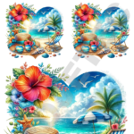 TRANSFER DTF APLIQUE VERÃO 18 – MED.: 14X20CM – REF: DAVER018