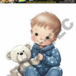 TRANSFER DTF BEBÉ 12 – A4 REF: DTFBEB012A4