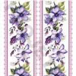 TRANSFER DTF BARRADINHOS FLORAL 01 – A4C/2 PARTES – REF: DTFBFL001