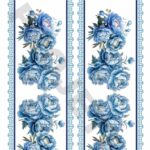 TRANSFER DTF BARRADINHOS FLORAL 05 – A4C/2 PARTES – REF: DTFBFL005