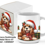 CANECA SUBLIMADA NATAL NOVO 007 – 300 ML. REF.: CSDM007 C/CAIXA DE CARTÃO