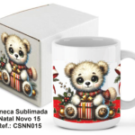 CANECA SUBLIMADA NATAL NOVO 015 – 300 ML. REF.: CSDM015 C/CAIXA DE CARTÃO