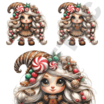 TRANSFER DTF APLIQUE NATAL NOVO 10 – 14X20CM. – REF: DANATN010