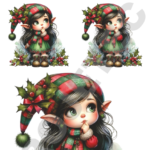 TRANSFER DTF APLIQUE NATAL NOVO 11 – 14X20CM. – REF: DANATN011